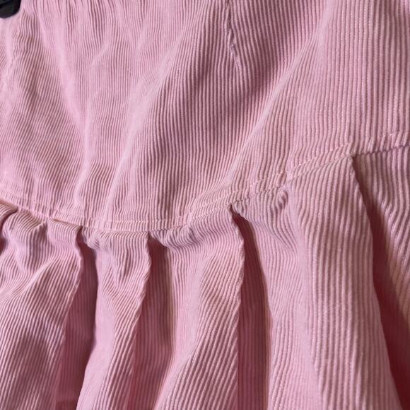 I Am GIA Pink Corduroy Pleated Mini Skirt Size Medium Y2K Preppy Academia - Picture 8 of 9